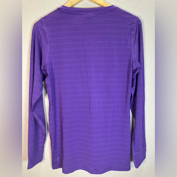 Zyia Active Purple Chill Long Sleeve Top - Picture 2 of 4